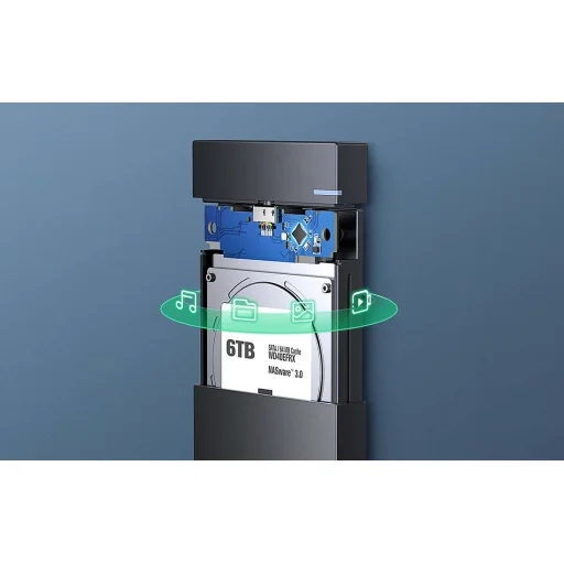 Ugreen CM471 2,5'' külső HDD/SSD ház, USB-A 3.2 Gen 1, 5Gbps (fekete) - 7