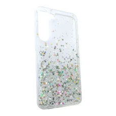 Samsung Galaxy S23 Plus Brilliant Clear csillogó tok átlátszó