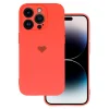 Xiaomi Redmi Note 11/Note 11s Vennus szilikon tok szív mintával korall - 2