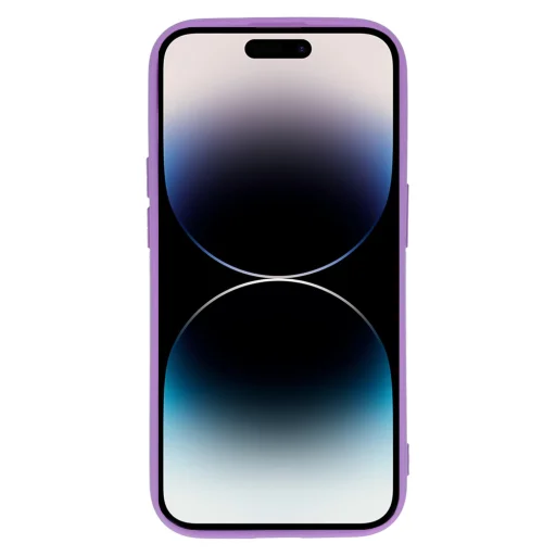 iPhone 14 Plus Vennus szilikon tok szív mintával lila - 3
