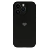 iPhone 14 Plus Vennus szilikon tok szív mintával fekete - 6