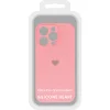 iPhone 14 Plus Vennus szilikon tok szív mintával rózsaszín