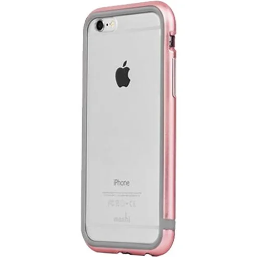 iPhone 6/6S Plus Moshi iGlaze Luxe tok  - Rose Pink - 2