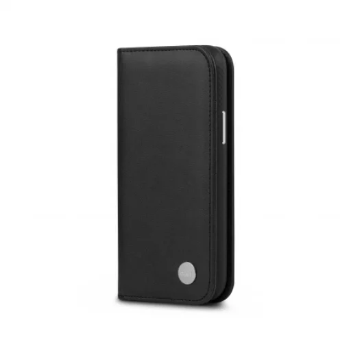 iPhone 12 Mini Moshi Overture tok levehető mágneses fliptok résszel Jet Black - 9