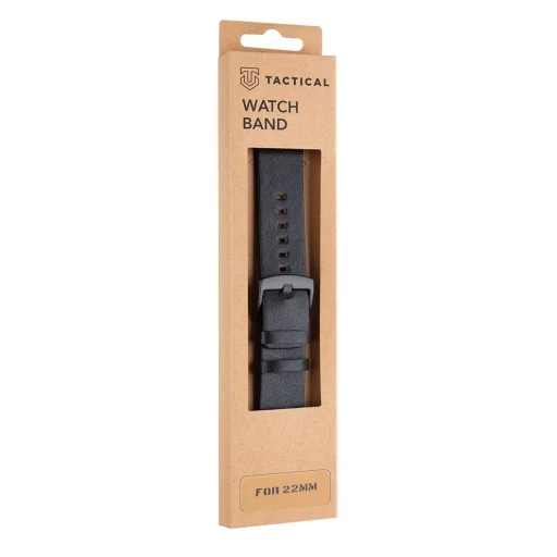 Tactical 307 Leather bőr óraszíj 22mm fekete - 3