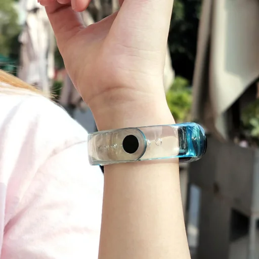 Xiaomi Mi Band 6 / 5 szilikon óraszíj sárga - 6