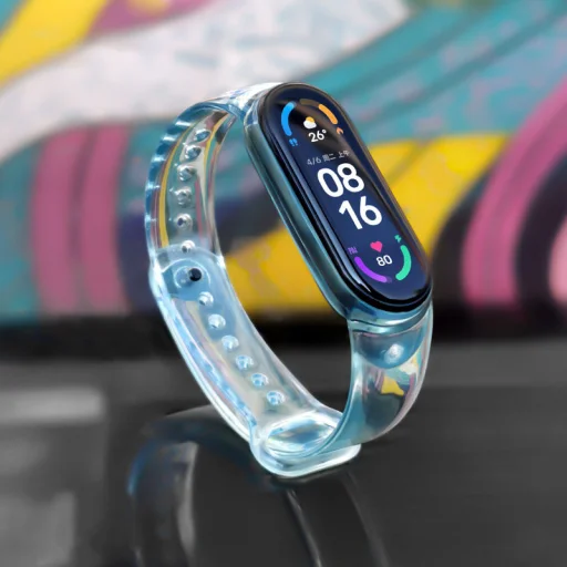 Xiaomi Mi Band 6 / 5 szilikon óraszíj kék - 4