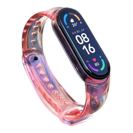 Xiaomi Mi Band 4 / 3 szilikon óraszíj piros - 1