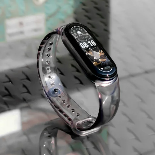 Xiaomi Mi Band 4 / 3 szilikon óraszíj fekete - 7