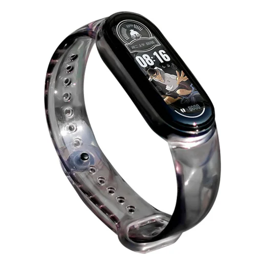 Xiaomi Mi Band 4 / 3 szilikon óraszíj fekete - 1