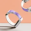 Xiaomi Mi Band 6 / 5 / 4 / 3 Dual Color óraszíj fehér/lila thumbnail