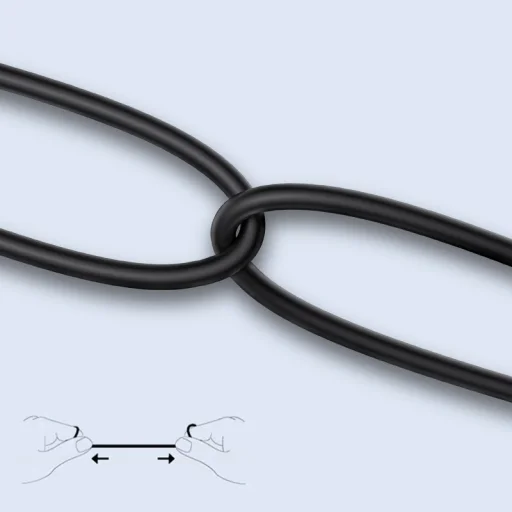 Joyroom vezetékes fülhallgató Type C csatlakozóval fekete (JR-EC03) - 8