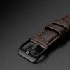 Samsung Galaxy Watch/Huawei Watch/Honor Watch (20 mm) Dux Ducis bőr óraszíj sötétbarna thumbnail
