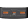 Baseus Bipow Gyorstöltő Power Bank 20000mAh 20W fekete + USB-A - Micro USB 0,25m kábel fekete (PPBD050501) thumbnail