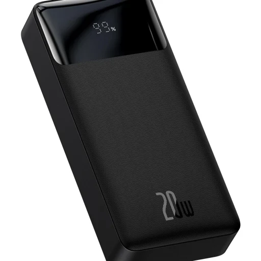 Baseus Bipow Gyorstöltő Power Bank 20000mAh 20W fekete + USB-A - Micro USB 0,25m kábel fekete (PPBD050501) - 2