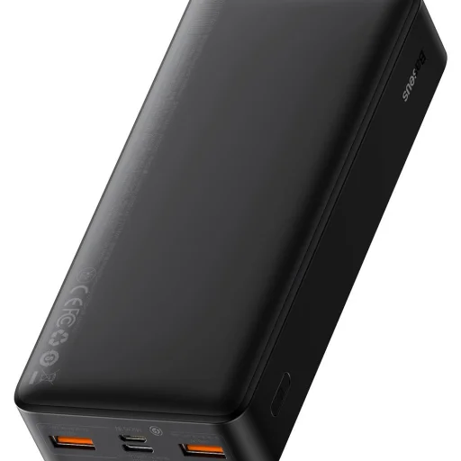 Baseus Bipow Gyorstöltő Power Bank 20000mAh 20W fekete + USB-A - Micro USB 0,25m kábel fekete (PPBD050501) - 3