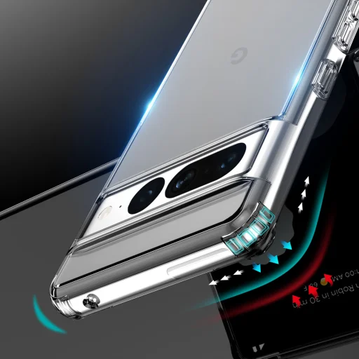 Google Pixel 7 Pro Dux Ducis Clin armored tok átlátszó - 5