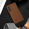 Samsung Galaxy A14 4G/5G Dux Ducis Skin X2 mágneses fliptok barna thumbnail