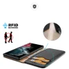 Samsung Galaxy S23 Ultra Dux Ducis Hivo fliptok RFID blokkoló fekete thumbnail