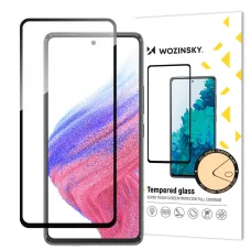Samsung Galaxy A54 5G üvegfólia Wozinsky Full Glue 9H fekete kerettel tokbarát