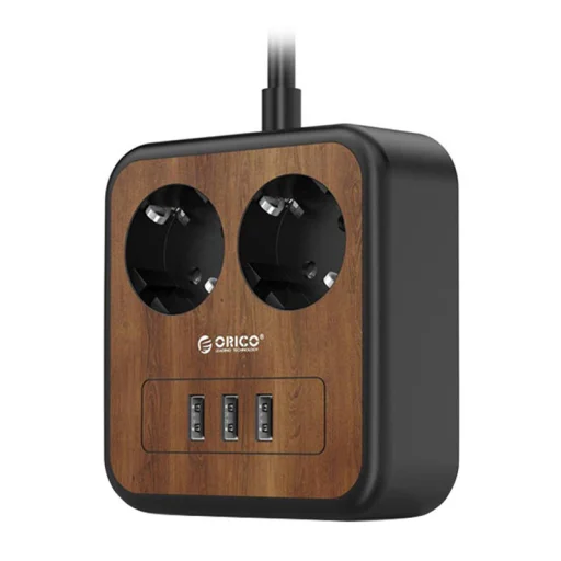 Orico hálózati elosztó 2 AC aljzattal, 3x USB, 1.4m, 2500 W - 7