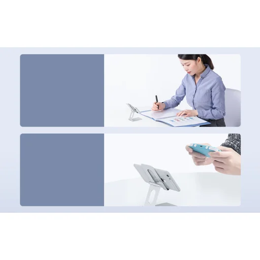 Orico fém mobiltelefon állvány, telefonállvány (ezüst) - 5