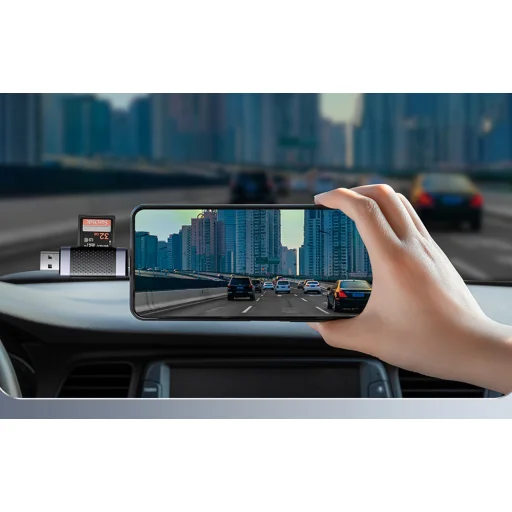 Orico SD/microSD memóriakártya olvasó, USB + USB-C (fekete) - 6