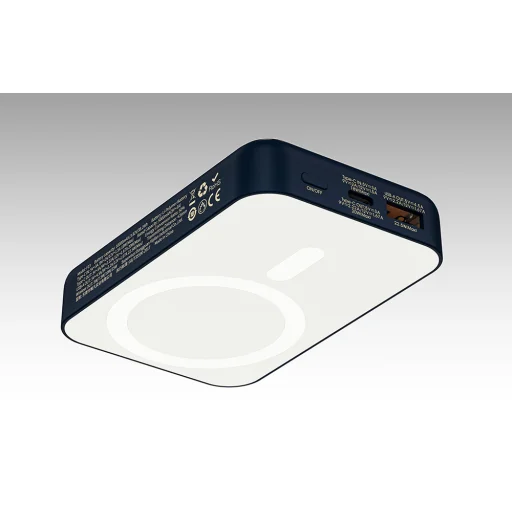 Vipfan F13 Powerbank mágneses vezeték nélküli töltéssel (MagSafe), 22.5W 10000 mAh (kék) - 5