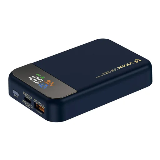 Vipfan F13 Powerbank mágneses vezeték nélküli töltéssel (MagSafe), 22.5W 10000 mAh (kék) - 1
