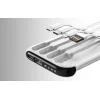Vipfan F10 Powerbank 4 az 1-ben kábellel, 22.5W 10000 mAh (fehér) thumbnail