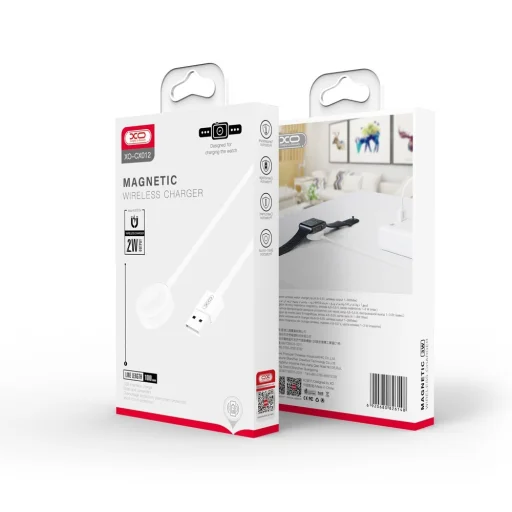 XO CX12 vezeték nélküli Apple Watch QI töltő (fehér) - 3