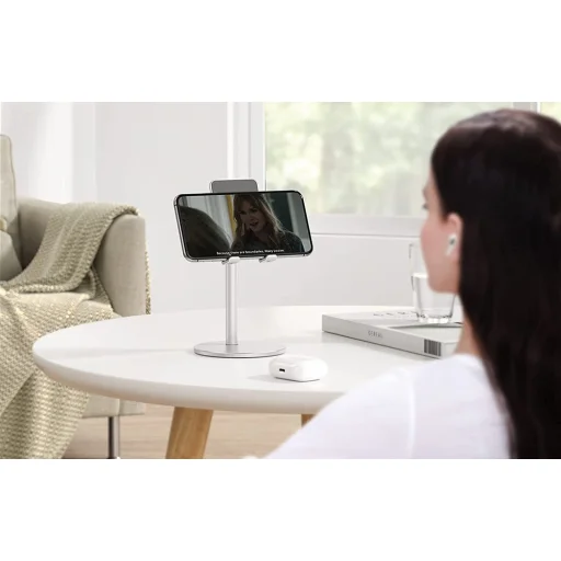 Omoton CA02 állítható fém mobiltelefon állvány, telefonállvány - 5