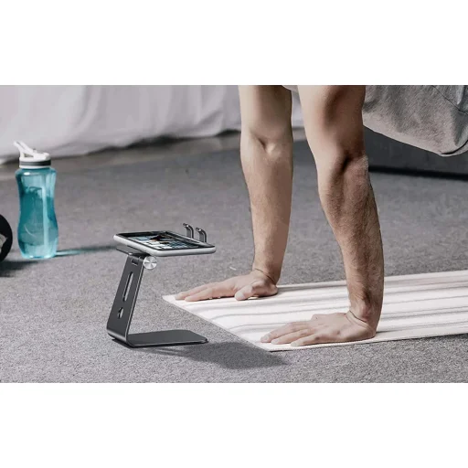 Omoton C3 állítható mobiltelefon állvány, telefonállvány (fekete) - 3