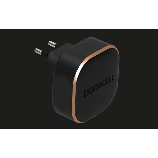 Duracell hálózati töltő adapter USB-A + USB-C 30W PD (fekete) - 4