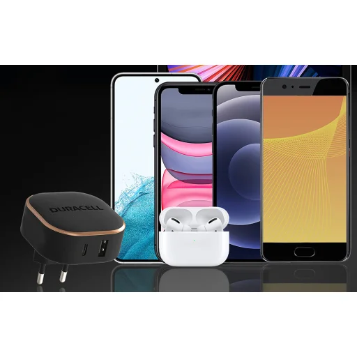 Duracell hálózati töltő adapter USB-A + USB-C 30W PD (fekete) - 8