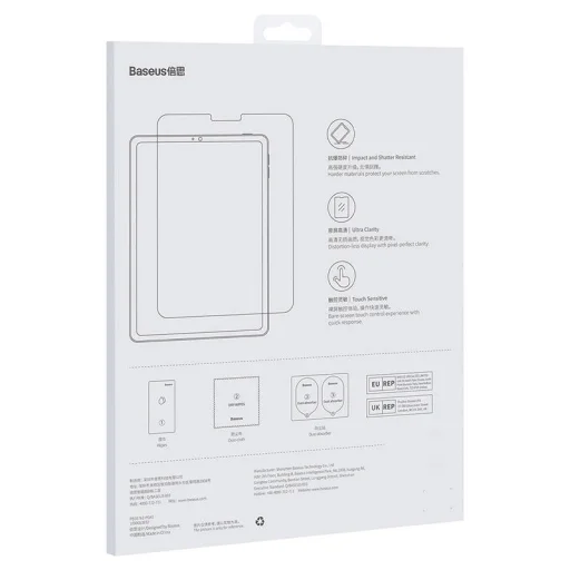 iPad Pro 12.9 Baseus kijelzővédő üvegfólia 0.3mm - 2