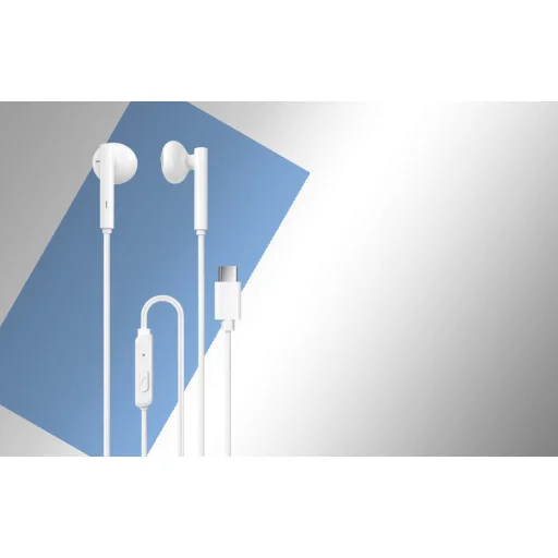 Dudao X3B vezetékes fülhallgató USB-C (fehér) - 6