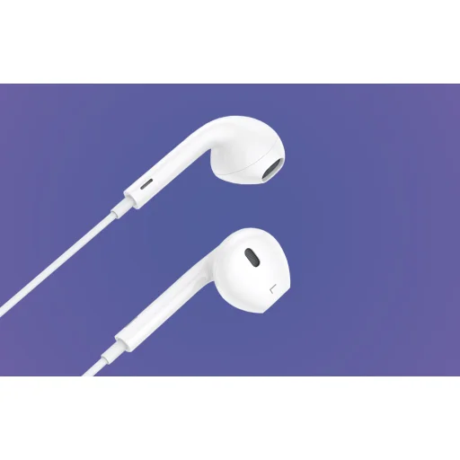 Vipfan M14 vezetékes fülhallgató, USB-C, 1.1 m (fehér) - 8