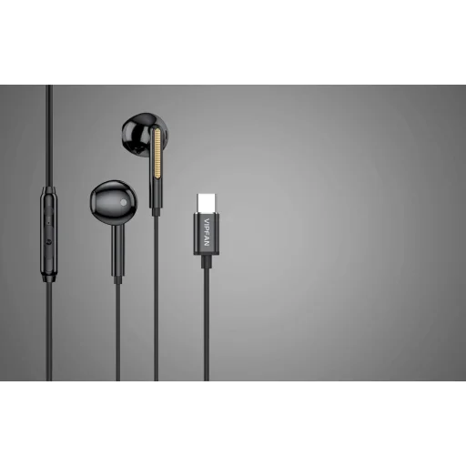 Vipfan M11 vezetékes fülhallgató, USB-C (fekete) - 9