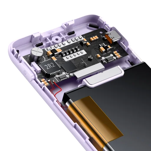 Baseus Elf Powerbank 10000 mAh 22.5W + Type C - Lightning kábel lila - 3