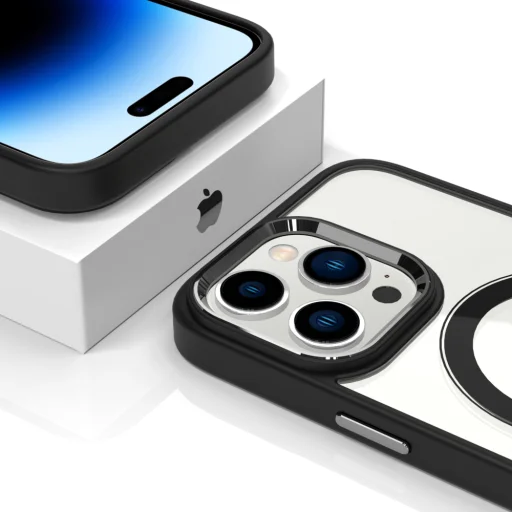 iPhone 13 Pro Max Magnetic Clear telefontok átlátszó (Magsafe kompatibilis) - 2