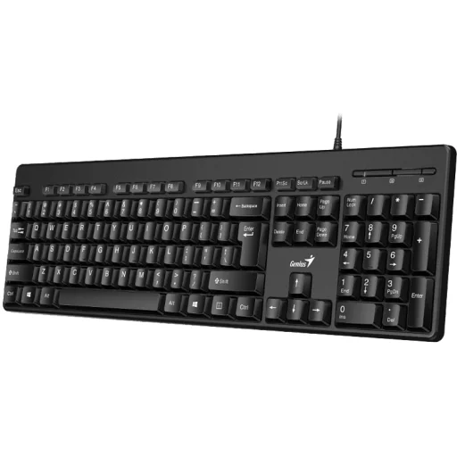 GENIUS Vezetékes Billentyűzet KB-116 USB HUN Fekete - 1