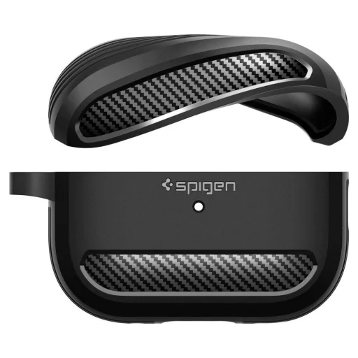 Spigen Rugged Armor AirPods Pro 1/2 tok matt fekete - 13