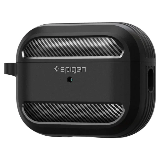 Spigen Rugged Armor AirPods Pro 1/2 tok matt fekete - 1