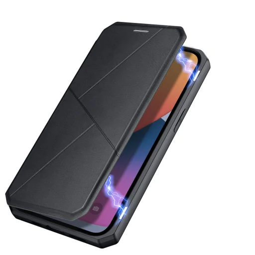iPhone X/XS Dux Ducis Skin X fliptok fekete - 1