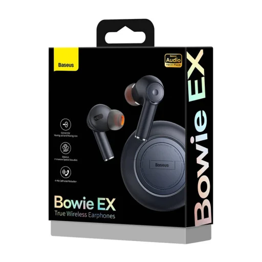 Baseus Bowie EX TWS bluetooth vezeték nélküli fülhallgató (fekete) - 5