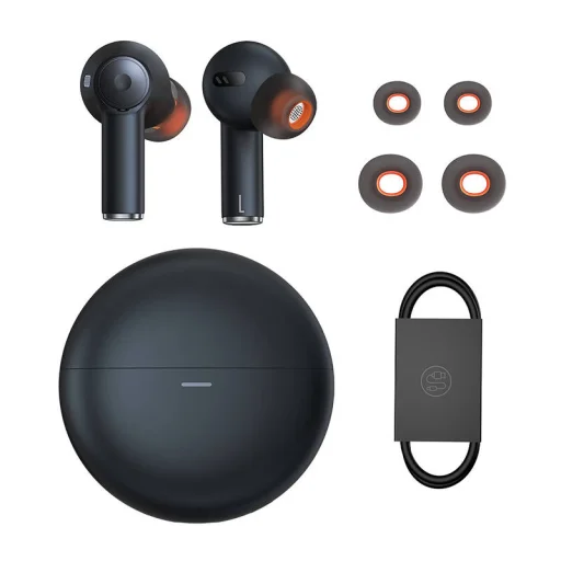 Baseus Bowie EX TWS bluetooth vezeték nélküli fülhallgató (fekete) - 6