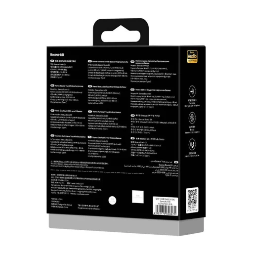 Baseus Bowie EX TWS bluetooth vezeték nélküli fülhallgató (fekete) - 9