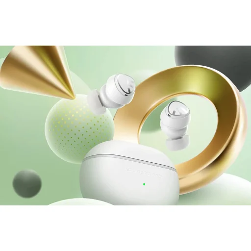 Soundpeats Mini Pro TWS bluetooth vezeték nélküli fülhallgató (fehér) - 3