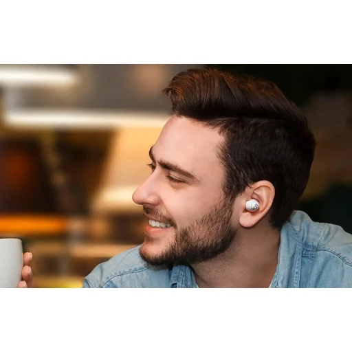 Soundpeats Mini Pro TWS bluetooth vezeték nélküli fülhallgató (fehér) - 8